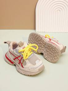 1 đôi giày thể thao lưới thoáng khí unisex mới, đế mềm chống trơn trượt, giày casual thời trang đa năng dành cho học sinh, giày thể thao đế dày nhẹ phù hợp cho mùa xuân, hè, thu, đông. - Màu Khaki - Xem 6