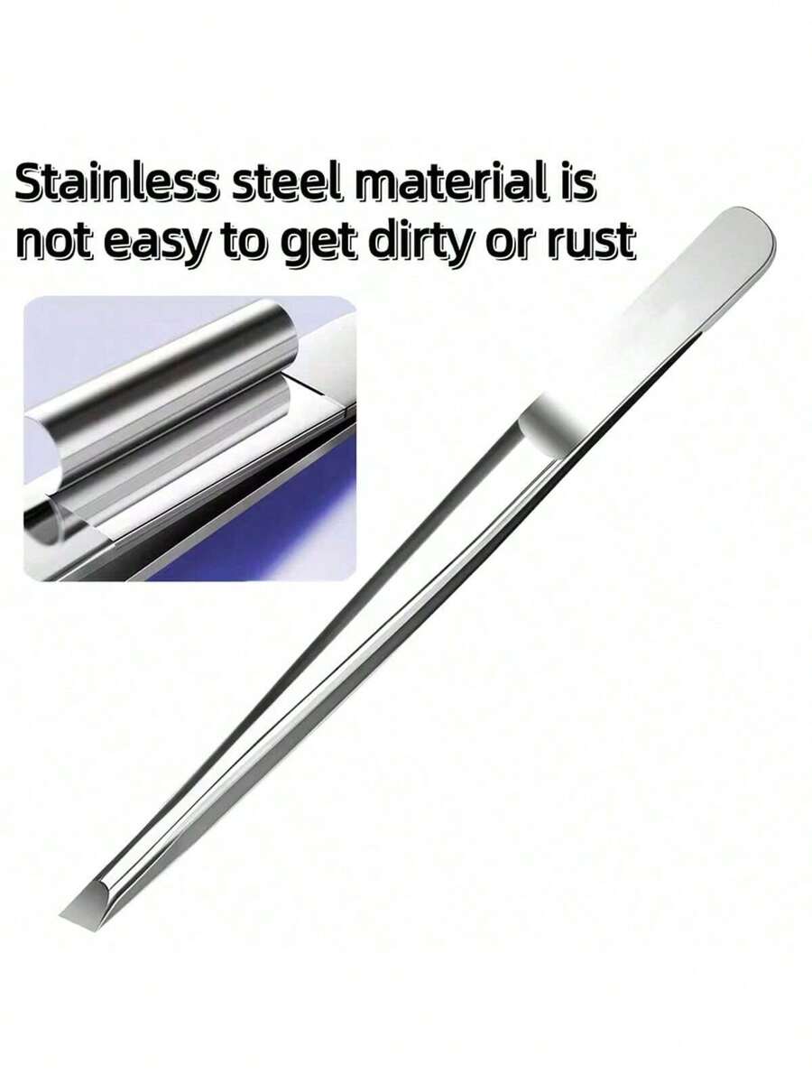 High Quality Stainless Steel Eyebrow Tweezers, Epilation Pliers, Embedded Hair Tweezers, Angled Eyebrow Tweezers, Facial Care Tools - Multicolor - View 1