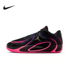 Nike Men's Jordan Tatsum 4 Leapf Basketball Shoes - Black/Pink - View 1