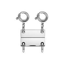 1 pieza Separador de collar magnético de múltiples capas, conector de joyería multicapa, tubo deslizante de cierre - Multicolor - Ver 13