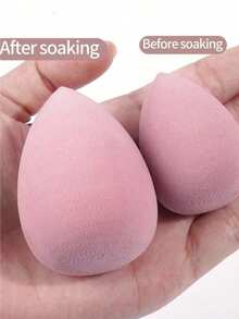 Bộ 10 cọ trang điểm mini màu hồng + 3 bông mút trang điểm (bao gồm cọ nền, cọ phấn phủ, cọ tạo khối, cọ má hồng, cọ phấn mắt, cọ highlight, cọ kẻ lông mày), dụng cụ trang điểm du lịch tiện lợi, bộ cọ trang điểm - Hồng - Xem 8