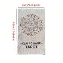 Classic Poker Cards And Tarot Cards, Suitable For Leisure Entertainment, Family Gatherings, Holiday Games And Party Activities. - White - View 2