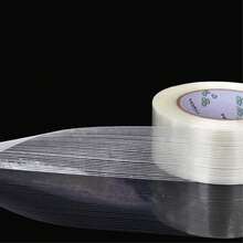 1PC Striped Fiber Tape 1-5cm X 25m Strong Adhesive Packing Tape - C-Transparent - View 5