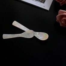 Natural Conch Shell Ice Cream Coffee Spoon Caviar Spoon Seashells Stirring Spoons Teaspoon Kitchen Tool - View 7