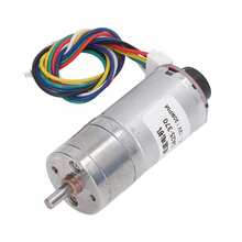 Motorreductor de CC en miniatura GA25-370, motor regulador de velocidad de alta potencia, 12 V, 130 RPM/min - Tipo de Enchufe A USA (110-127V) - Ver 4