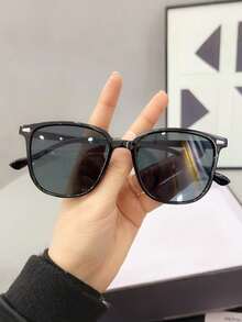 1/3pcs Unisex Cat Eye Shaped Fashion Glasses, Suitable For Fishing, Sports, Vacation, Travel, Driving, Street, Beach, UV Protection, Outdoor Activities, Golf, Festivals, Climbing, Parties, Sun Protection Fashionable Shade Elegant Outfit Family Outings Travel Vacation Holiday - Multicolor - View 2