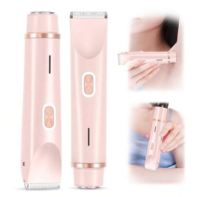 Women's Bikini Trimmer, Electric Depilatory Knife, Full Body Depilation Device, Suitable For Men And Women, Can Be Used On Body, Armpits, Legs, Arms And Face