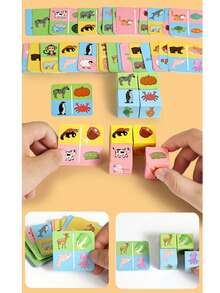 Pattern Matching Game, Early Education Children's Cognitive Puzzle, Parent-Child Interactive Tabletop Game For Boys And Girls - Multicolor - View 6