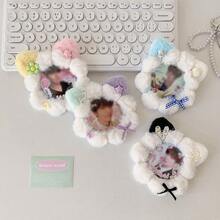 1pc Cartoon Plush Cat Ear Boba Tea Cup Sleeve, Cute Boba Drink Holder & Protector - Cat Ear Protectors - View 3