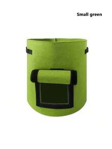 1pc Reusable Potato Grow Bag With Divider, For Growing Potatoes, With Harvest Window, Suitable For Planting Vegetables And Fruits, Available In Green And Black - Multicolor - View 11