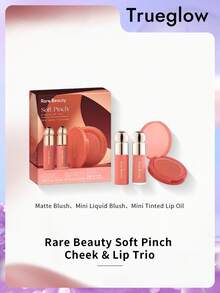 Rare Beauty 3件套软挤压腮红和唇油套装 - LIP OIL 2 ml+BLUSH LIQUIDE 3.2ml+BLUSH MAT 6.4g - 查看 1