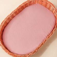 Infant Cradle Fitted Sheet, Double-Layer Gauze Cradle Mattress Cover, Removable & Washable - Multicolor - View 5