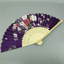 单面缎面折扇，多种颜色可选，女士折扇，日式日常扇 - 常規 - 查看 17