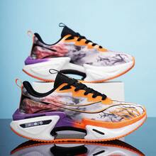 L.S.W.P Professional Running Shoes, Featuring Carbon Plate Technology, Lightweight & Cushioned, Non-Slip Rubber Outsole, Breathable White & Purple Gradient, High-Performance, Suitable For Fitness Training, Unisex All Season - Nezha - View 15
