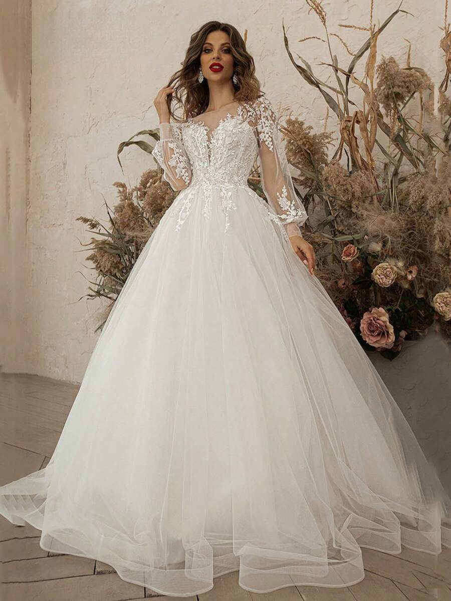 Wedding Dresses - White - View 1