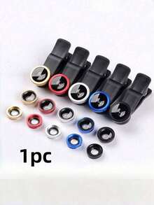 三合一相机镜头夹套装，包含广角镜头、微距镜头和鱼眼镜头，以及外置单反放大镜，是微距和广角摄影的理想之选。 - 彩色 - 查看 10