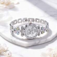 1 chiếc/bộ Đồng hồ nữ thanh lịch và dễ thương, đồng hồ thạch anh tối giản đa năng, thích hợp cho các hoạt động trực tuyến, lễ hội, quà tặng sinh nhật, khuyến mãi cuối năm. - Nhiều màu - Xem 6