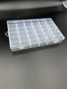 qingfei Hộp đựng chỉ thêu bằng nhựa trong suốt 36 ngăn, hộp đựng cuộn chỉ, dụng cụ thêu chữ thập và may vá DIY. - Trong sáng - Xem 2