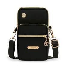 1pcs New Crossbody Phone Bag Multi Layer Large Capacity Outdoor Crossbody Small Bag Portable Sports Wrist Wallet. - 彩色 - 查看 12