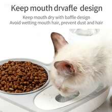 Heart-Shaped Moisture-Proof Dual-Use Pet Bowl, Suitable For Small/Medium Dogs And Cats, Automatic Water Dispenser And Food Bowl - 500ml - View 8