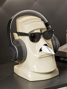 UFORU Desktop Storage Box, Eyeglasses & Headphone Holder, Office Organizer, Coffee Table & Entryway Tissue Box - Multicolor - View 13