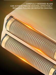 Kemei KM-TX10 Men's Electric Shaver, 3 Speed Settings, USB Rechargeable, Wet & Dry Use, Reciprocating Shaver, Digital Display, Beard Trimmer/Blade Replacement (1pc) - Multicolor - View 9