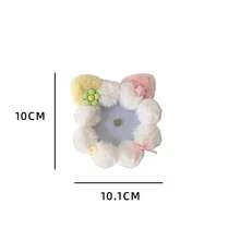 1pc Cartoon Plush Cat Ear Boba Tea Cup Sleeve, Cute Boba Drink Holder & Protector - Cat Ear Protectors - View 7