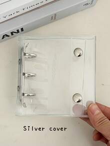 1个迷你三环马卡龙活页夹封面，双扣收藏册，3英寸明信片套，偶像集换式卡牌保护套 - 彩色 - 查看 9