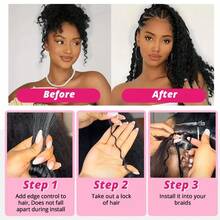 Deep Wave Human Braiding Hair 45g 1 Bundle/Pack Deep Curly Bulk Human Braiding Hair For Boho Braids No Weft Real Human Brown Braiding Hair Extensions For Micro Braids - S2 - 查看 5