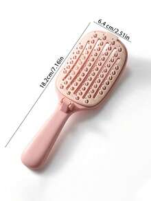 1支折叠式自清洁发梳。一梳即可轻松去除碎发，顺滑不拉扯。方便携带，干湿两用。适用于直发和卷发。 - 彩色 - 查看 11