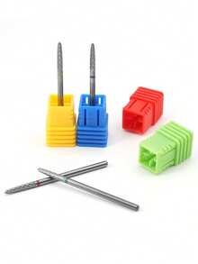 3/32英寸优质专业钨钢死皮去除器指甲钻头，用于去除老茧和死皮 - 彩色 - 查看 2