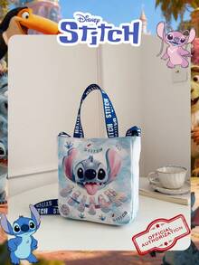 Disney 1 Túi vuông in hình Lilo & Stitch chính hãng, túi xách nữ màu gradient, dây đeo vai điều chỉnh được, túi đeo chéo nhẹ – Lý tưởng cho bé gái, thiếu niên, người hâm mộ, học sinh, hoàn hảo cho đi làm hàng ngày, đưa đón con đi học, mua sắm, gặp gỡ người hâm mộ. - DHF52256-ST - Xem 9