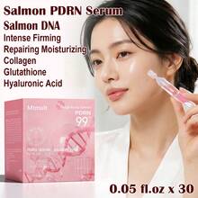 99% Salmon DNA PDRN Anti-Aging Ampoule Serum | 30pcs*0.05fl.Oz With Collagen & Hyaluronic Acid | Firming Moisturizing Korean Skincare - 30 件 - 查看 4