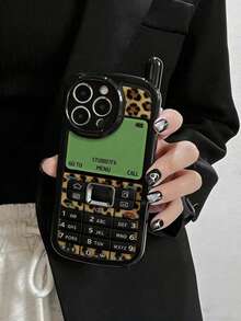 手机壳 1 件装 全新个性化大老板豹纹彩绘防摔手机壳，亮面彩绘软壳保护套，兼容 17 Pro/17 Air/17/17 Pro Max/16/11/16 Pro/16 Plus/16 Pro Max/16 e/15 Pro Max/13/14/12/11/P12 - 彩色 - 查看 4