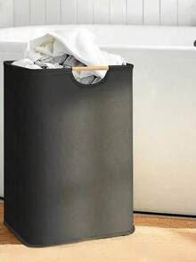 1pc Foldable Laundry Basket, Available In Large Or Small Size, Suitable For Storing Clothes, T-Shirts, Shirts And Other Items In Bathroom, Living Room And Laundry Room. Multi-Functional Laundry Basket, Bathroom Storage Basket, Dirty Clothes Basket, Storage Basket, Foldable Laundry Basket. - Light Grey - View 9