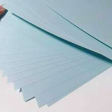 Pacote com 15 folhas de cartolina azul-clara perolada dupla face, papel artesanal multiuso, papel decorativo, tamanho A4 (29,7 x 21 cm), 250 g/m², ideal para recortar e fazer cartões, decorações para o Halloween, Natal e festas. - 15 folhas de papel perolado azul claro - Ver 9