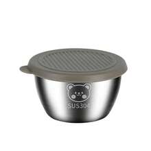1/6件套，304不锈钢带盖调味碗，可重复使用防漏塑料盖酱料碟，沙拉酱，烧烤酱托盘，奶酪蘸酱碗，创意番茄酱杯，厨房配件 - 彩色 - 查看 11