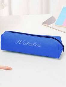 Japanese Style Minimalist Pencil Case, Large Capacity Student Pencil Pouch, Customizable - Multicolor - View 13
