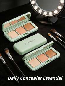 babrea 3-Color Concealer Palette, High Coverage, Waterproof, Natural Concealing, Suitable For Daily Makeup - Multicolor - View 8