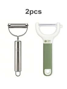 Stainless Steel Heavy Duty Peeler - One-Click Sharp Blade Suitable For Vegetables, Fruits And Cheese, Ergonomic Handle Design, Material, Easy To Clean - Great Gift For Adults And Cooking Students - Multi-color Peeler - View 15