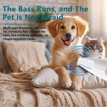 1 件装，带 LED 灯的狗狗爪子修剪器，超低噪音，狗狗修剪器美容套装，含替换刀头、旅行锁、USB Type-C 充电、可充电，宠物毛发修剪器，适用于小型犬猫的爪子、眼睛、耳朵、脸部、臀部等部位，日常美容，日常使用 - 查看 9