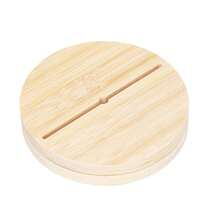 Rotatable Coffee Capsule Holder - 48 Holes Acrylic & Bamboo Wood Pod Rack Stand For Home Coffee Pod Organizer ,Coffee Service Coffee Accessories - Plastic - View 10
