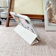 1pc Wanderlust Travel Girl Protective Cover With Pen Slot Multi-Angle Magnetic Stand Cover With Auto Sleep/Wake,Tablet Case Compatible With IPad Pro/Air/Compatible With Samsung Galaxy A9/S9/S7/S10+/Compatible With XIAOMI Pad/5/6/7 - Multicolor - View 7