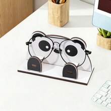 1个创意动物造型时尚眼镜收纳架，可拆卸木质桌面眼镜展示架，动物造型眼镜整理架，梳妆眼镜架 - 動物 - 查看 19