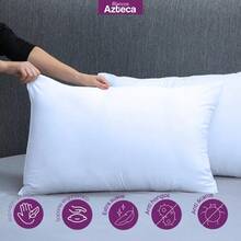 Almohadas 4 Pack Estándar Microfibra Media Blancos Azteca - Blanco - Ver 3