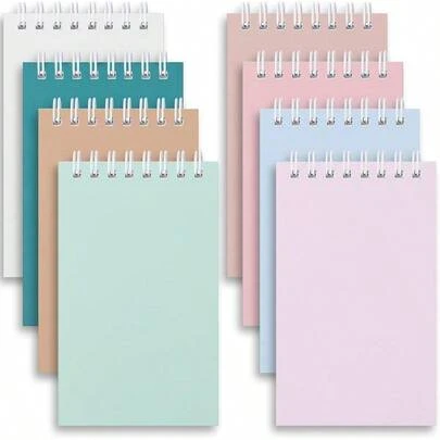 Daowan Mini Notebook, Pocket Spiral Notebook With Lined Pages - The Perfect Mini Notebook To Keep Things Organized And Improve Work Or Study Productivity, Under $1, Self-Adhesive Wallpaper.