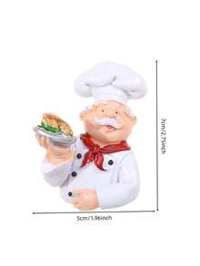 1个可爱卡通厨师插头收纳架，电源线整理挂钩，无需钻孔即可安装，强力粘钩，适用于卧室、浴室、厨房、客厅，可作墙面装饰、家居装饰、圣诞礼物、家居礼品、房间装饰 - 白色 - 查看 21