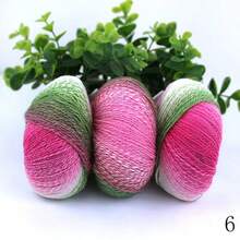 3 Balls/150g Per Pack, 80% Wool 20% Nylon Icelandic Yarn In Ombre Gradient, Suitable For DIY Handmade Knitting Projects Like Shawls, Blankets, Scarves, Hats, Creative Holiday Gifts - 5# - View 16