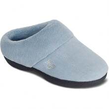Pantuflas de espuma antideslizantes clásicas para mujer Isotoner - Niebla azul - Ver 6