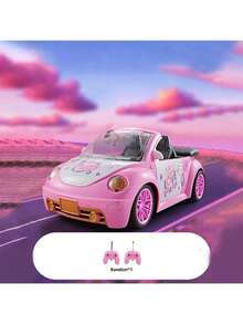 Remote Control Pink Toy Car With Lights, Off-Road Princess Car Toy, Toddler Truck Toy, Suitable Birthday Gift For Girls (Batteries Not Included) - Pink - View 11